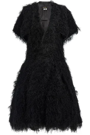 Comme des Garçons Abito midi in pelliccia sintetica