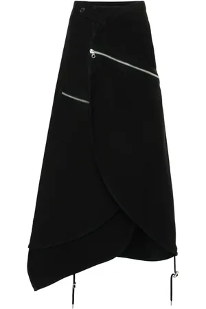 Courrèges Gonna midi con zip