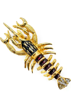 JENNIFER GIBSON JEWELLERY Spilla a forma di aragosta anni 