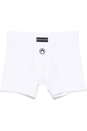 Marine Serre Boxer con ricamo Crescent Moon