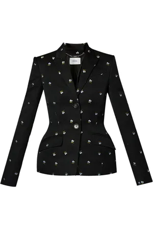 Erdem Blazer sartoriale a fiori jacquard