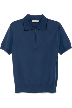 CANALI Polo con zip