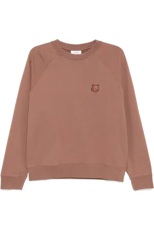 Maison Kitsuné Felpa Bold Fox Head con applicazione