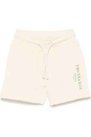 Trussardi Shorts con logo gommato