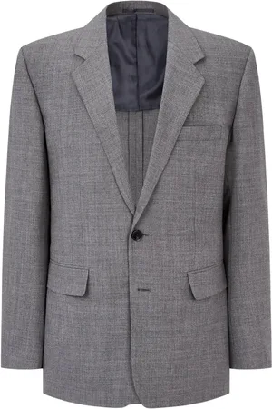 MAN ON THE BOON. Blazer in lana con revers classici