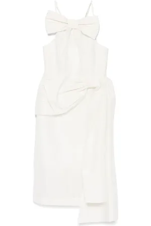 Shushu/Tong Abito midi con fiocco