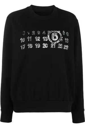 Maison Margiela Felpa con stampa Numbers