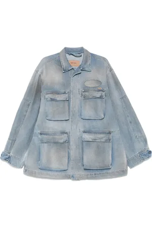 CULTURA Giacca denim con applicazione