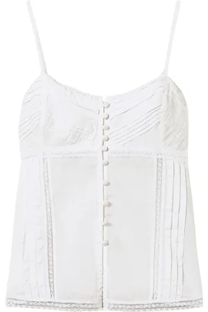 Twin-Set Top con dettagli in pizzo