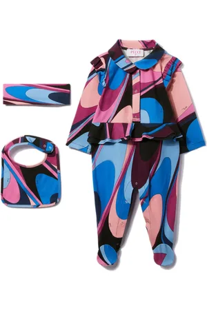 PUCCI Junior Set neonato con stampa Onde