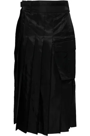 SACAI Gonna midi plissettata