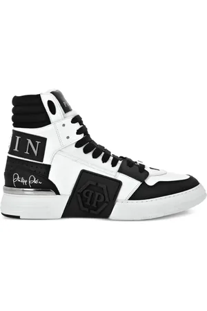Philipp Plein Sneakers alte con applicazione logo