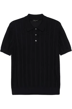 Roberto Collina Polo in maglia a coste