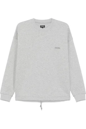 Ermenegildo Zegna Felpa con logo ricamato