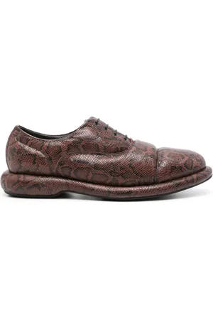 MARTINE ROSE Oxford con effetto serpente x Clarks