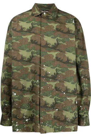 Palm Angels Camicia con stampa camouflage