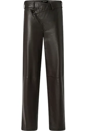 Pinko Pantaloni slim in pelle