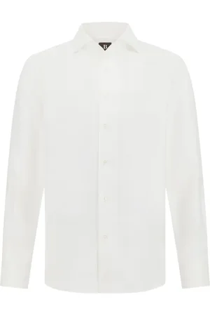 Boggi Milano Camicia taglio regular in lino