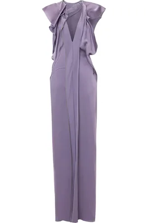 Victoria Beckham Abito drappeggiato con scollo a V