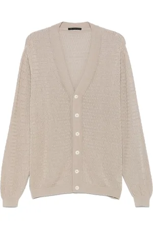 LOW BRAND Cardigan in maglia traforata
