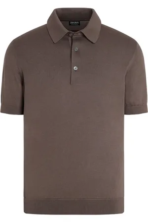 Ermenegildo Zegna Polo in cotone con ricamo logo