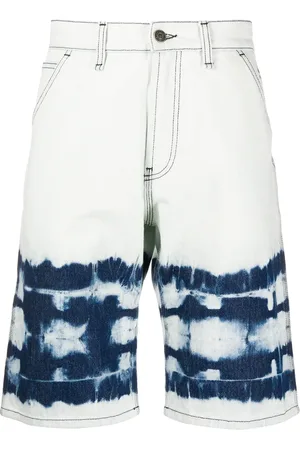 Msgm Bermuda denim con stampa