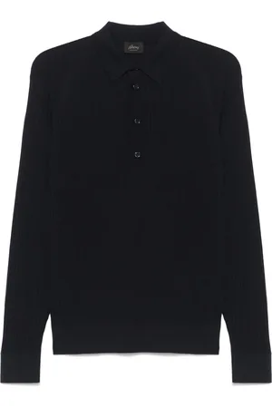 BRIONI Polo in maglia a coste