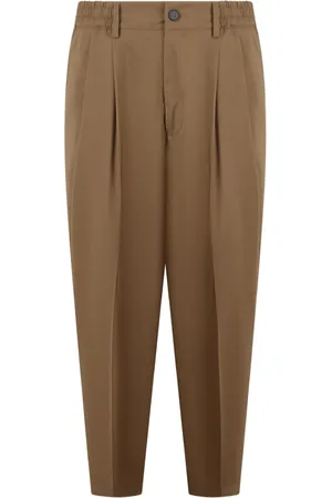 LOW BRAND Pantaloni dritti in lana vergine