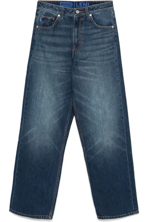 HUGO BOSS Jeans con applicazione logo