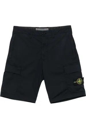 Stone Island Shorts in cotone elasticizzato con bottoni