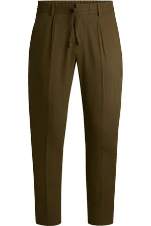 HUGO BOSS Pantaloni dritti con coulisse