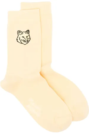 Maison Kitsuné Calzini Bold Fox con applicazione
