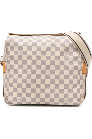 LOUIS VUITTON Borsa a tracolla Naviglio in tela Damier Azur 2007