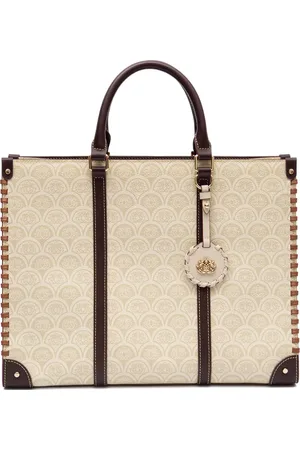 Isla Ibiza Borsa tote denim con monogramma