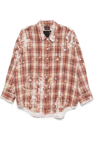 R13 Camicia con collo basso