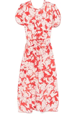 Victoria Beckham Abito midi con stampa
