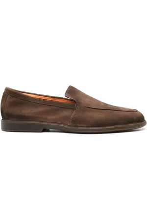 santoni Mocassini in pelle scamosciata