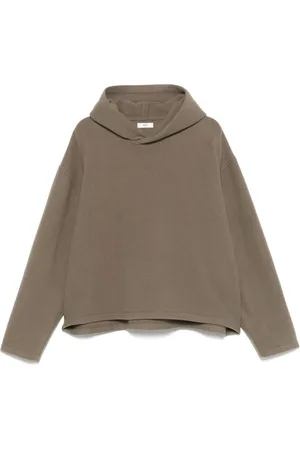 RIER Felpa crop con cappuccio