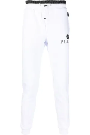 Philipp Plein Pantaloni sportivi con placca logo