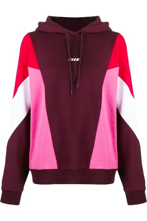Msgm Felpa con design color-block