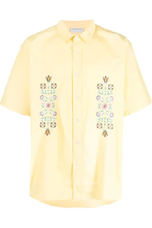 Drôle de Monsieur Camicia con ricamo a fiori