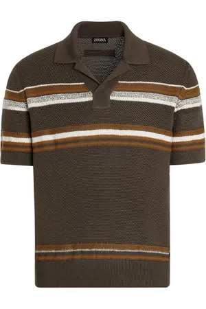 Ermenegildo Zegna Polo in seta e cotone