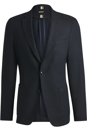 HUGO BOSS Blazer con motivo spigato