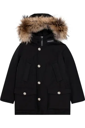 Woolrich Cappotto con bordo in pelliccia