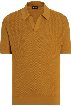 Ermenegildo Zegna Polo in cotone con ricamo logo