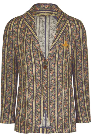 Vivienne Westwood Blazer a righe con motivo floreale