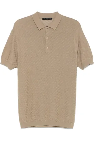 LOW BRAND Polo con design intrecciato