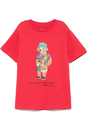 Ralph Lauren T-shirt Polo Bear in cotone