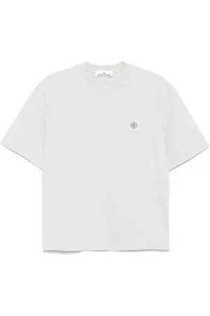 Stone Island T-shirt con applicazione Compass