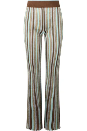 CIRCUS HOTEL Pantaloni svasati a righe